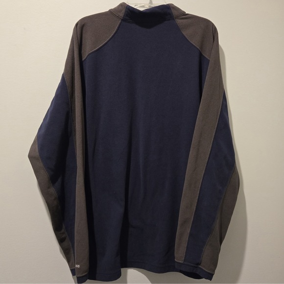 North Face Mens Quarter Zip Blue/grey Fleece TKA 100 Size XXL - Picture 6 of 6